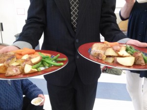 What the First World ate for dinner. Servings for 7 people cost $60.00.